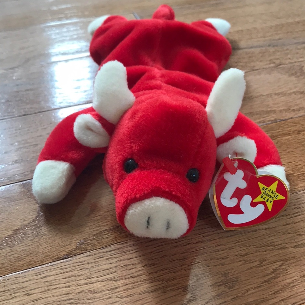 “Snort” the bull Ty beanie baby original 1995